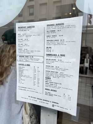 Menu photo 1 MJ's Cafe San Francisco, CA