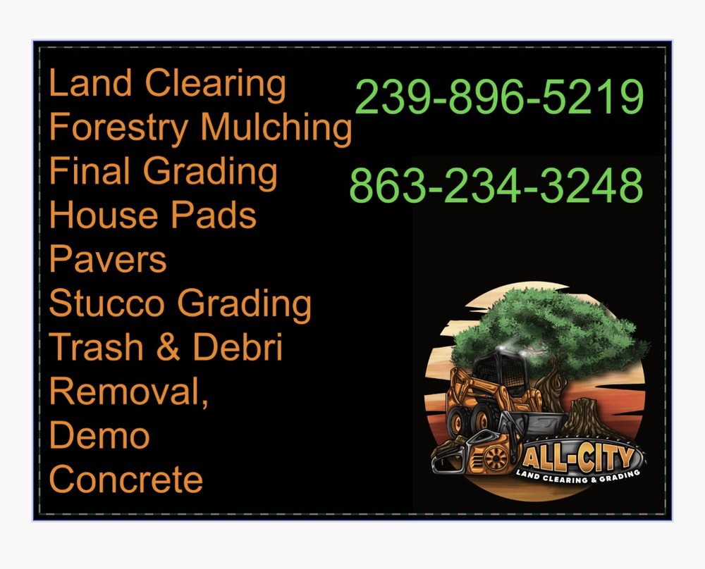 ALLCITY LAND CLEARING & GRADING Updated June 2024 Request a Quote