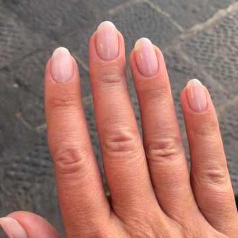 Maniboo - My beautiful and natural looking gel manicure! This is 3 coats of OPI 'Act your beige'. - Nail Salons Near Me - Florence, FI