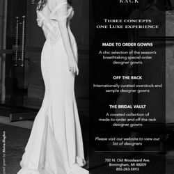 LBR Bridal - Luxe Bridal - Transforming the way to shop luxury bridal! Now accepting appointments at our Birmingham, MI location-book now to find your dream dress!