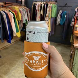 Franklin's - Beer while walking around and koozies are free