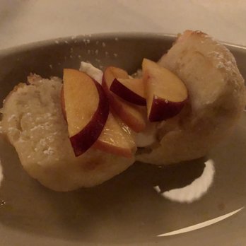 Marcel - Baba au rhum with fresh peaches - Steakhouses Near Me - Atlanta, Georgia