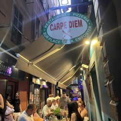 Carpe Diem - Outside where we sat