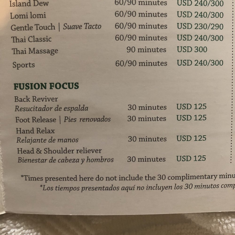 Banyan Tree Mayakoba - $230 for one hour seems pretty exorbitant to me. - Hotels Near Me - Playa del Carmen, ROO
