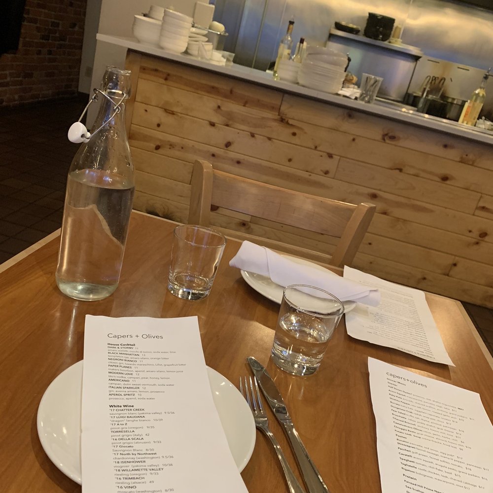 Capers + Olives - Table and menu - Italian Near Me - Everett, Washington Capers + Olives - Table and menu - Italian Near Me - Everett, Washington
