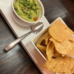 Azteca - Gauc & chips $11 (super fresh gauc!!!) chips could be saltier