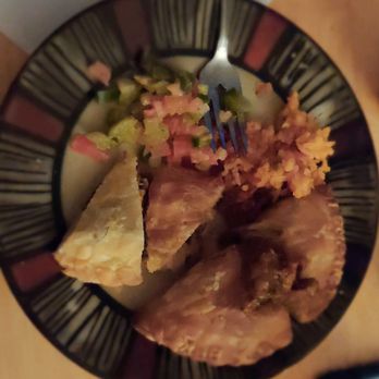 Mi Empanada - Brisket, chicken, and black bean w sweet potato empanada, spanish rice, side salad - Empanadas Near Me - Pittsburgh, Pennsylvania