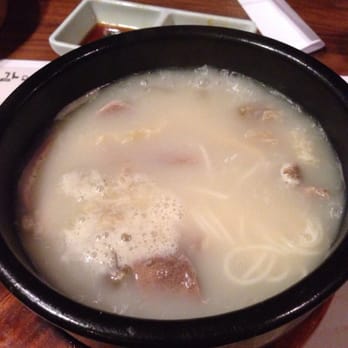 Gammeeok - Sulongtang beef bone soup, not the best I have had, but definitely better than their sister shop in NY - Korean Near Me - Fort Lee, New Jersey Gammeeok - Sulongtang beef bone soup, not the best I have had, but definitely better than their sister shop in NY - Korean Near Me - Fort Lee, New Jersey