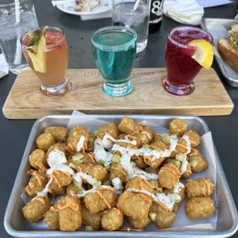 Get Toasted - The mimosa flight and the Buffalo Tots - Breakfast & Brunch Near Me - Riverbank, California Get Toasted - The mimosa flight and the Buffalo Tots - Breakfast & Brunch Near Me - Riverbank, California