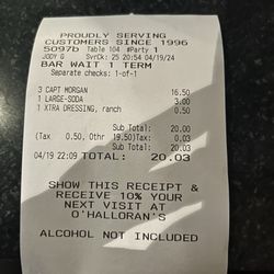 Receipt