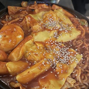 Chingu - Tteokbokki w/ ramen and cheese - Tapas Bars Near Me - San Mateo, California