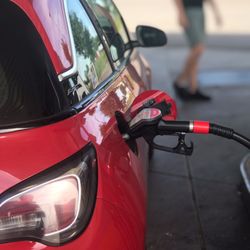 Agip - Tanken, danach Auto Wäsche