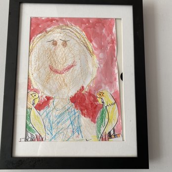 Perform to Learn - This was a picture my daughter drew of Frieda Kahlo when they were studying her:) - Preschools Near Me - Scottsdale, Arizona Perform to Learn - This was a picture my daughter drew of Frieda Kahlo when they were studying her:) - Preschools Near Me - Scottsdale, Arizona