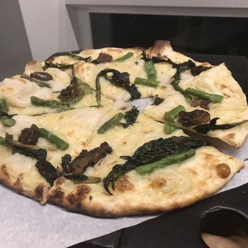 Virtuous Pie - Morel Ramps asparagus - Pizza Near Me - Portland, Oregon Virtuous Pie - Morel Ramps asparagus - Pizza Near Me - Portland, Oregon