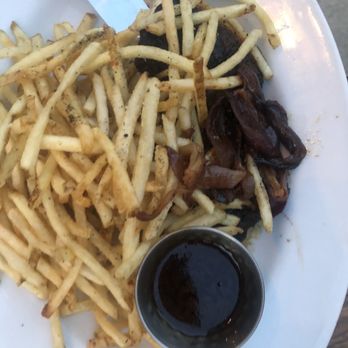 Paddock Club - Hanger Steak with fries - New American Near Me - Elkhart Lake, Wisconsin Paddock Club - Hanger Steak with fries - New American Near Me - Elkhart Lake, Wisconsin