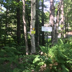 Wu Ledges Forest - Trailhead by parking.
