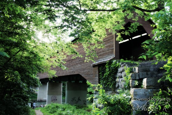 Meems Bottom Covered Bridge by null