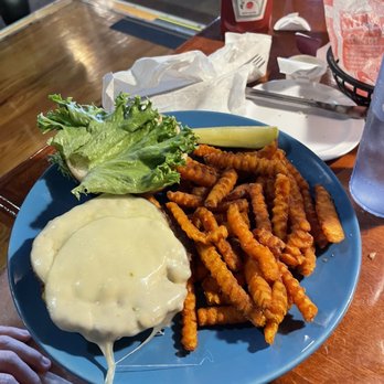 Thorny's - Burger with Sweet Potato Fries - Steakhouses Near Me - Myrtle Beach, South Carolina Thorny's - Burger with Sweet Potato Fries - Steakhouses Near Me - Myrtle Beach, South Carolina