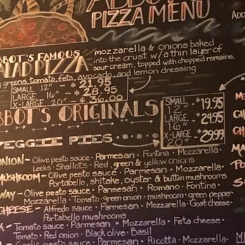 Lilguy - Menu at Abbot's highlighting salad pizza. Creative idea and pretty good slice, service needs much improvement. - Pizza Near Me - Venice, California Lilguy - Menu at Abbot's highlighting salad pizza. Creative idea and pretty good slice, service needs much improvement. - Pizza Near Me - Venice, California
