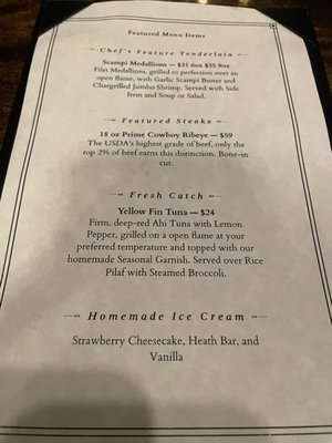 Menu photo 4 The Chop House Bogart, GA Menu photo 4 The Chop House Bogart, GA