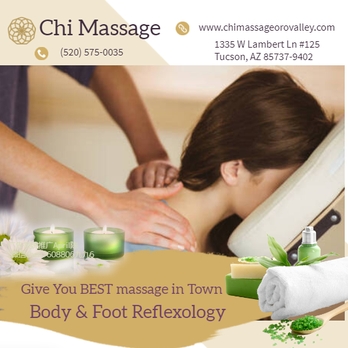 Chi Massage - It's Monday morning blues & you've definitely got them. You're back at work, trying to complete the work from last week... - Massage Near Me - Oro Valley, Arizona Chi Massage - It's Monday morning blues & you've definitely got them. You're back at work, trying to complete the work from last week... - Massage Near Me - Oro Valley, Arizona