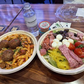 The 909 - Rigatoni Bologne $18 / Meatball $8 & Antipasto $16 - Sports Bars Near Me - Highland, California