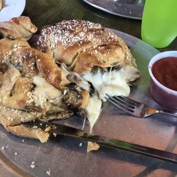 Mellow Mushroom - All Cheese Calzone with Mushrooms. - Pizza Near Me - Gainesville, Georgia