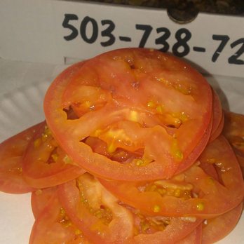 Pizza Harbor - I literally pulled 2 beefsteak tomatoes off - Pizza Near Me - Seaside, Oregon Pizza Harbor - I literally pulled 2 beefsteak tomatoes off - Pizza Near Me - Seaside, Oregon