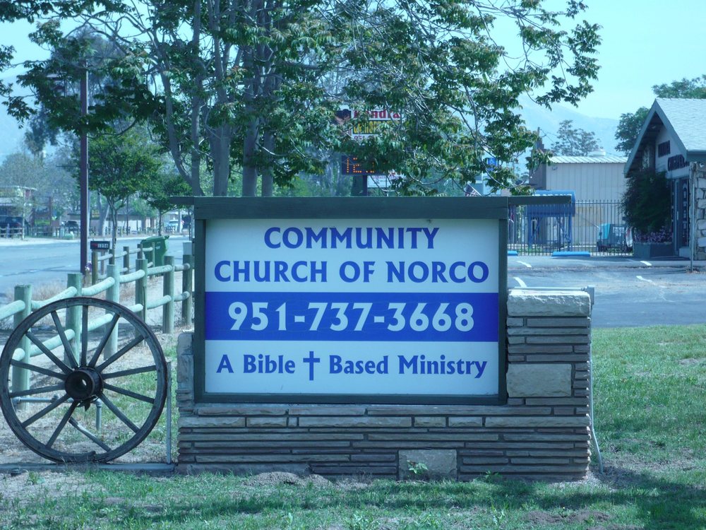 COMMUNITY CHURCH OF NORCO Updated September 2024 3871 Valley View