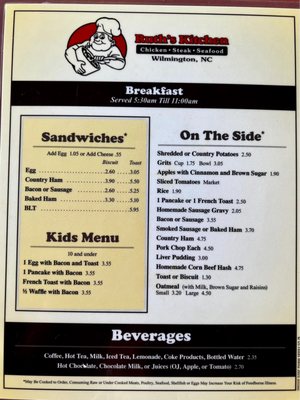 Menu photo 3 Ruth's Kitchen Wilmington, NC