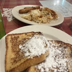 Firehouse Grill - French Toast with sausages and potatoes