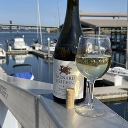 Ice Harbor Brewery - The Marina - Albarino Wine featured for the month.