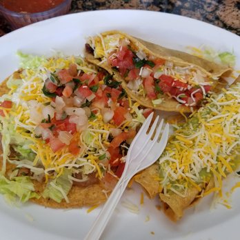 La Morena Taco Shop - combo of rolled tacos, tostada, and taco - Mexican Near Me - San Diego, California La Morena Taco Shop - combo of rolled tacos, tostada, and taco - Mexican Near Me - San Diego, California