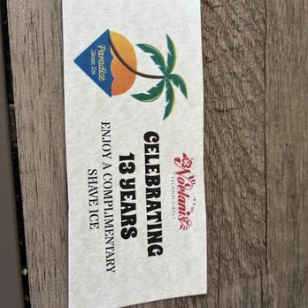 Noelani's Island Grill - Coupon for today only for free shave ice! - Hawaiian Near Me - San Carlos, California Noelani's Island Grill - Coupon for today only for free shave ice! - Hawaiian Near Me - San Carlos, California