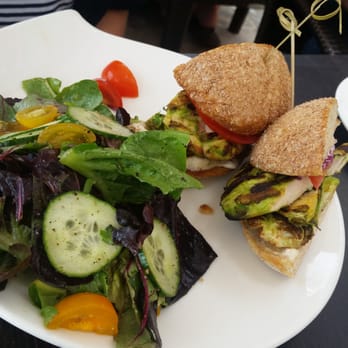 Splashes Restaurant - Chicken sandwich with brussel sprouts (heard it was delicious) - New American Near Me - Laguna Beach, California