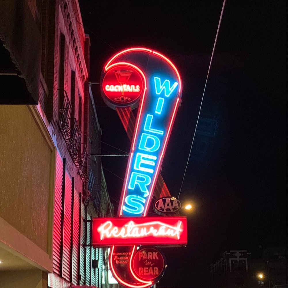 Wilder's Steakhouse - Love this sign, look closely for the "Recommended by Duncan Hines" - Steakhouses Near Me - Joplin, Missouri Wilder's Steakhouse - Love this sign, look closely for the "Recommended by Duncan Hines" - Steakhouses Near Me - Joplin, Missouri