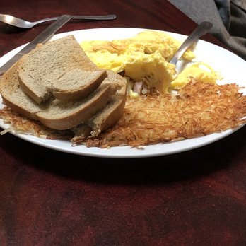 Happy Hangar Cafe - Cheese omelet with hash browns - Breakfast & Brunch Near Me - Lutz, Florida
