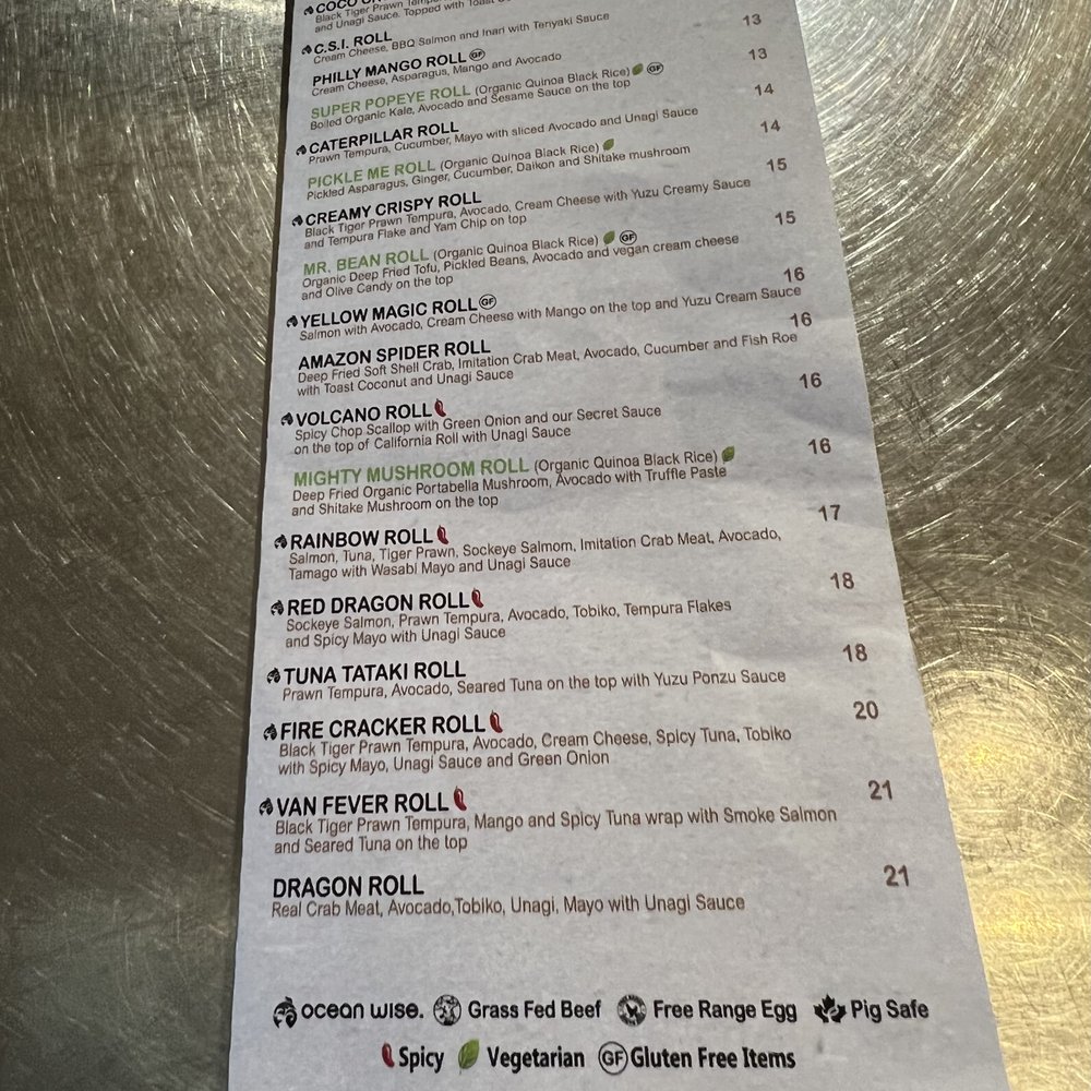 O Sushi - Descriptions are helpful. - Sushi Bars Near Me - Vancouver, British Columbia O Sushi - Descriptions are helpful. - Sushi Bars Near Me - Vancouver, British Columbia