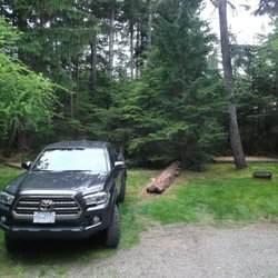 Seal Bay RV Park - Separated from the main area by trees, two lovely tenting spots are side by side in this photo.