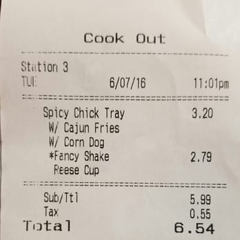 Cook Out - Hot Dogs Near Me - Nashville, Tennessee