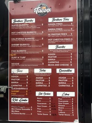 Menu photo 2 Brother's Tacos Huntington Beach, CA Menu photo 2 Brother's Tacos Huntington Beach, CA