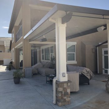 Mission Patio Cover - Patio cover is great extension to our yard! - Patio Coverings Near Me Mission Patio Cover - Patio cover is great extension to our yard! - Patio Coverings Near Me