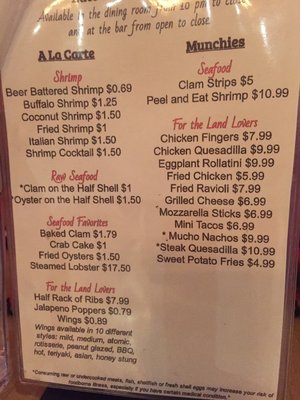 Menu photo 6 Popei's Clam Bar Coram, NY
