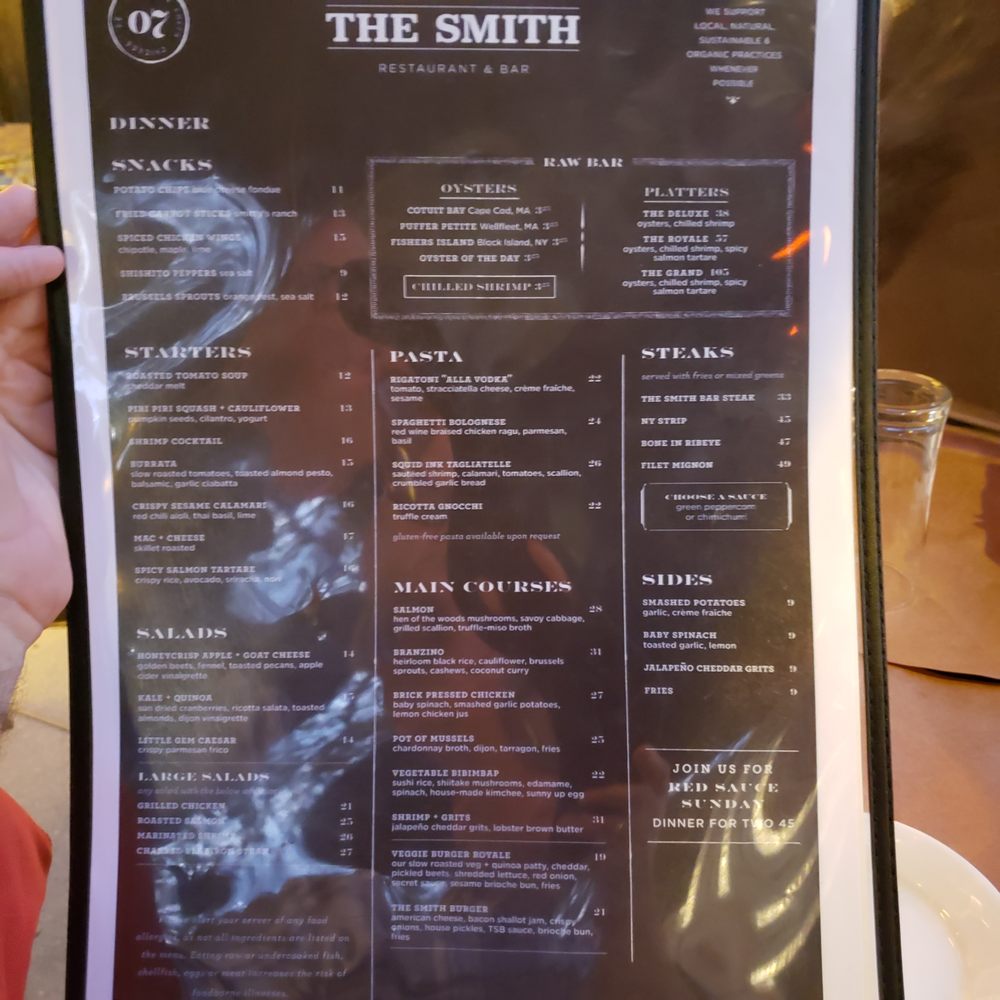 The Smith - The Smith Menu - New American Near Me - Washington, DC, District of Columbia The Smith - The Smith Menu - New American Near Me - Washington, DC, District of Columbia
