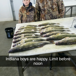 Sunlac Inn - This Little Guys first Walleyes