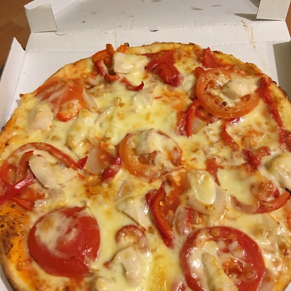 Pizza served in Augsburg
