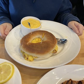 Yolk - West Loop - Cheesy Egg Sandwich with scrambled eggs - Coffee & Tea Near Me - Chicago, Illinois Yolk - West Loop - Cheesy Egg Sandwich with scrambled eggs - Coffee & Tea Near Me - Chicago, Illinois