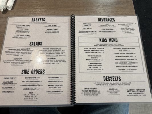 Menu photo 1 Dakota Diner Dickinson, ND