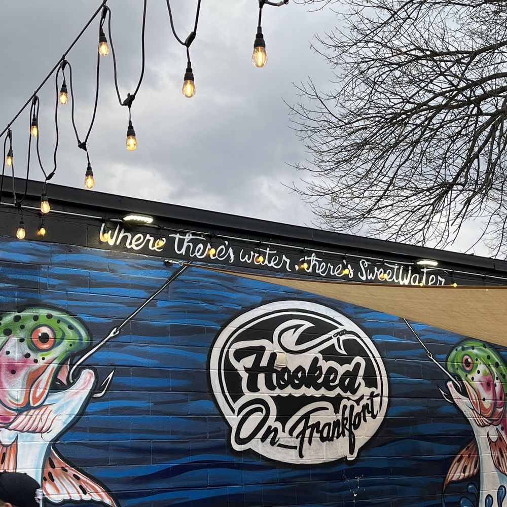 Hooked On Frankfort Mural - Public Art Near Me - Louisville, Kentucky Hooked On Frankfort Mural - Public Art Near Me - Louisville, Kentucky