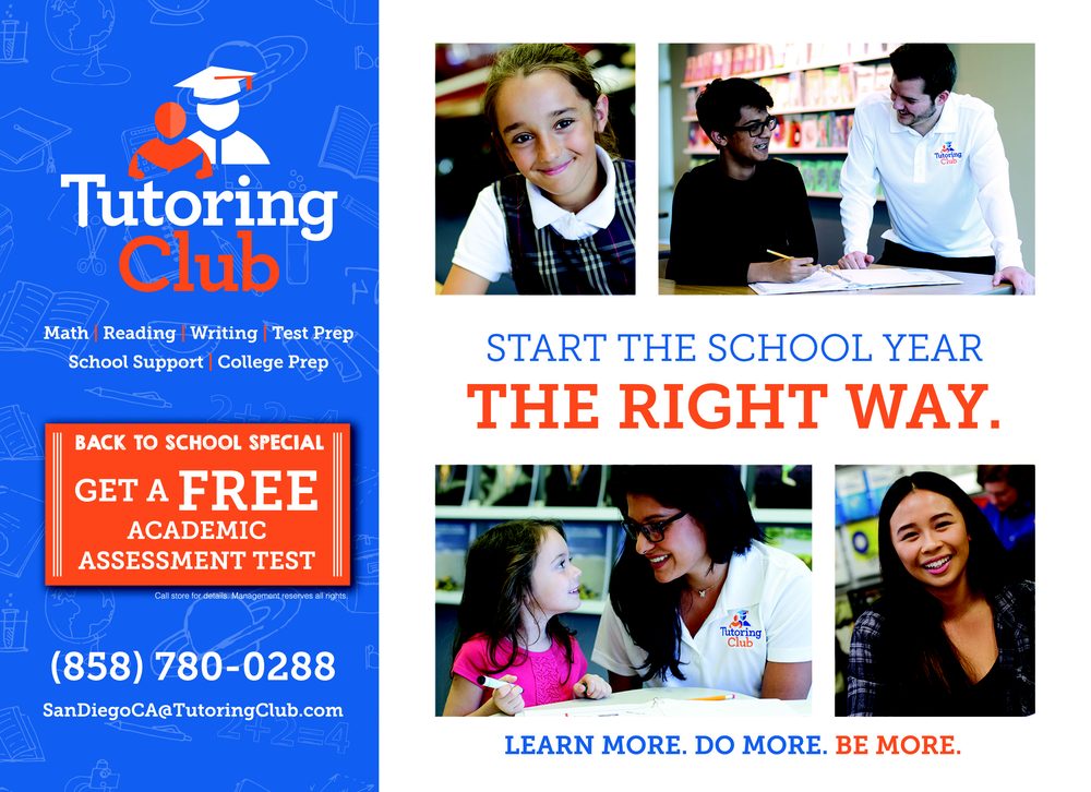 Tutoring Club - reading tutor in San Diego, CA